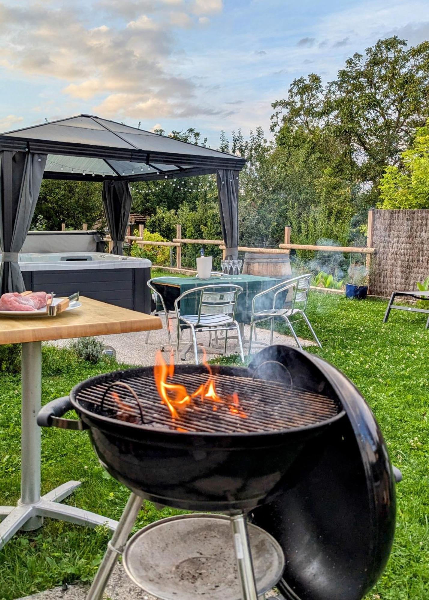 Villa Le Cemarose: Spa, Jardin, Terrasse Et Jolie Vue Au Coeur D'Épernay Extérieur photo